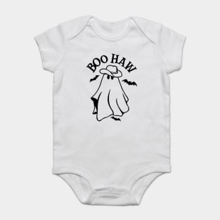 BOO Haw Halloween Ghost Baby Bodysuit